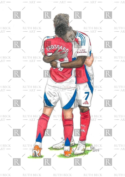 SAKA & TROSSARD HUG - PRINT