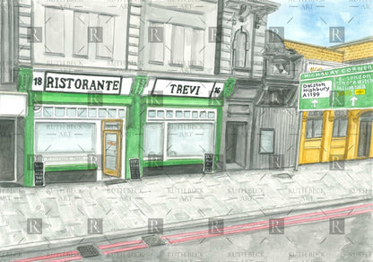 TREVI RESTAURANT - PRINT