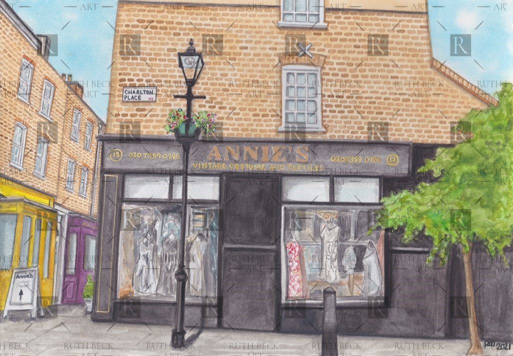 ANNIES COSTUME SHOP, CAMDEN PASSAGE - PRINT
