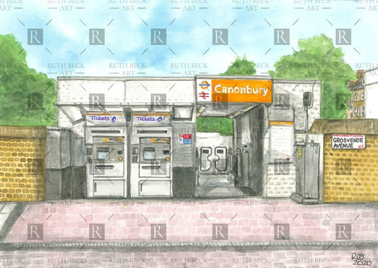 CANONBURY STATION - PRINT