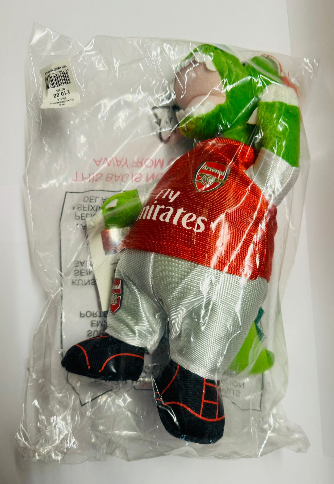 GUNNERSAURUS PLUSHY TOY & A6 CARD