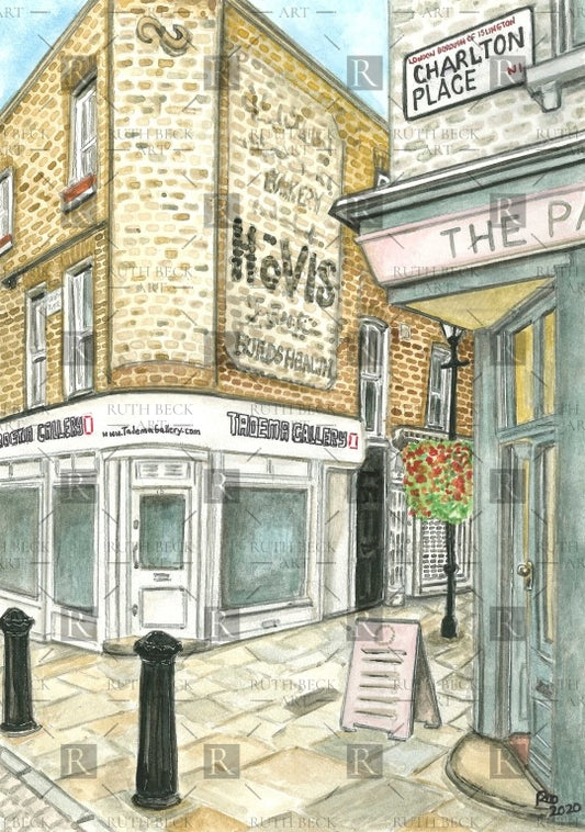 CAMDEN PASSAGE HOVIS GHOST SIGN - PRINT