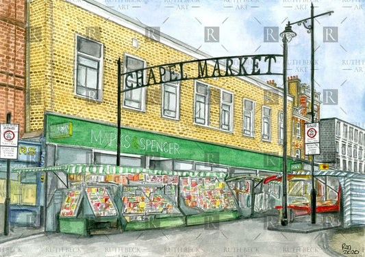 CHAPEL MARKET STALLS - PRINT
