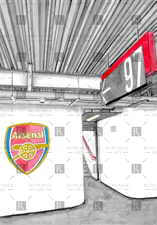 BLOCK 97 - ARSENAL EMIRATES STADIUM - PRINT