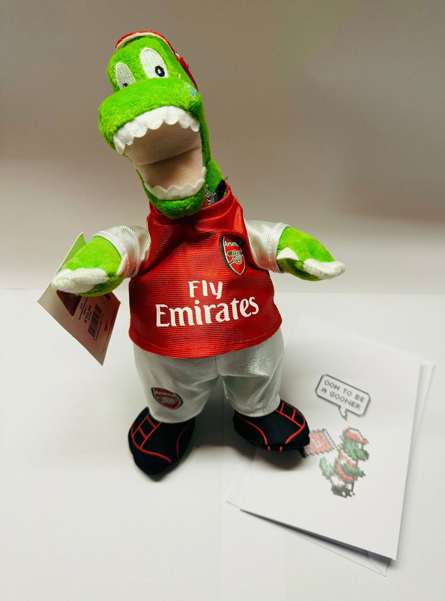 GUNNERSAURUS PLUSHY TOY & A6 CARD