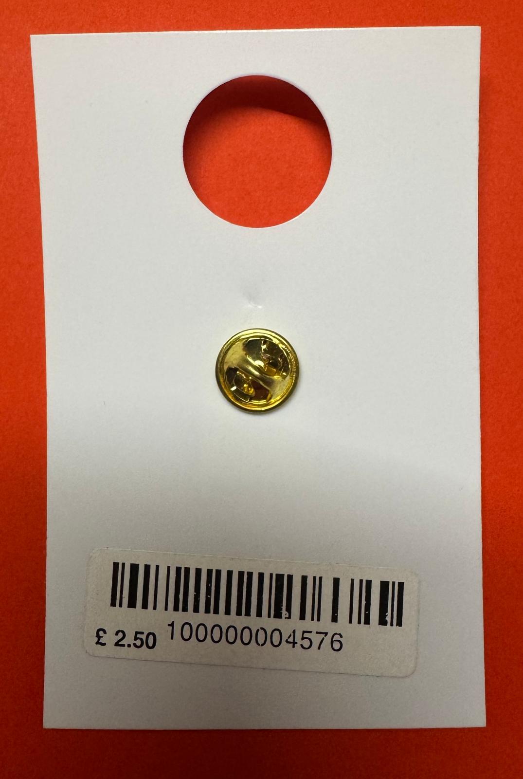 ARSENAL RED & WHITE SHIRT PIN BADGE