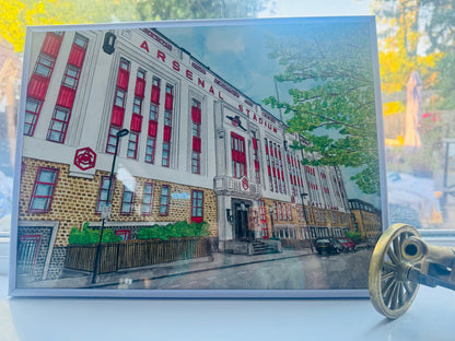 ARSENAL APARTMENTS HIGHBURY - ORIGINAL WATERCOLOUR PAINTING