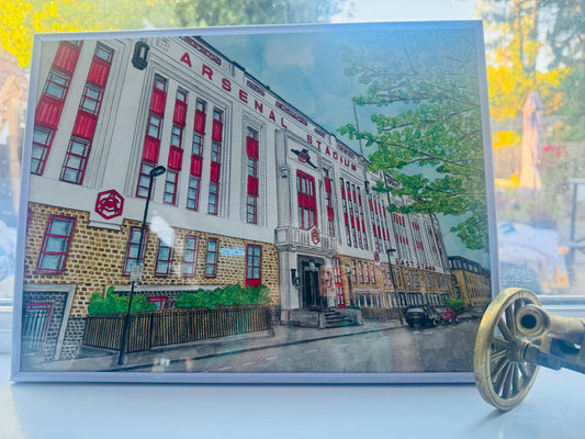 ARSENAL APARTMENTS HIGHBURY - ORIGINAL WATERCOLOUR PAINTING