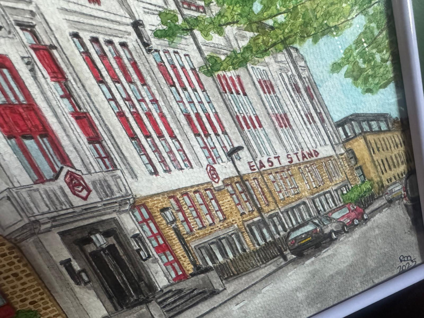 ARSENAL APARTMENTS HIGHBURY - ORIGINAL WATERCOLOUR PAINTING
