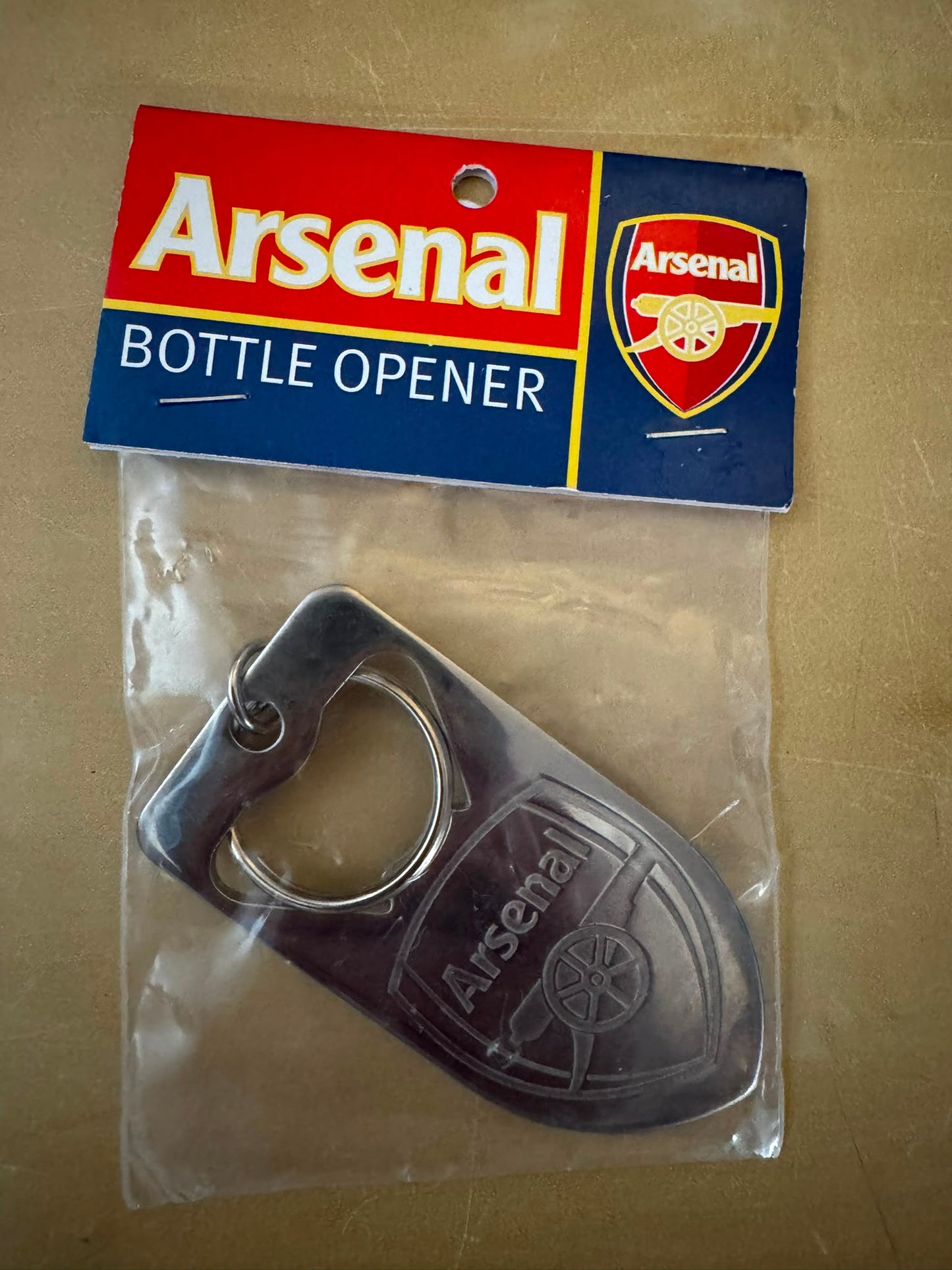 Arsenal Crest Metal Bottle Opener