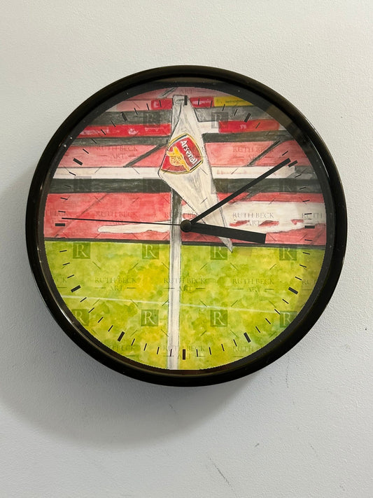 ARSENAL EMIRATES CORNER FLAG - CLOCK