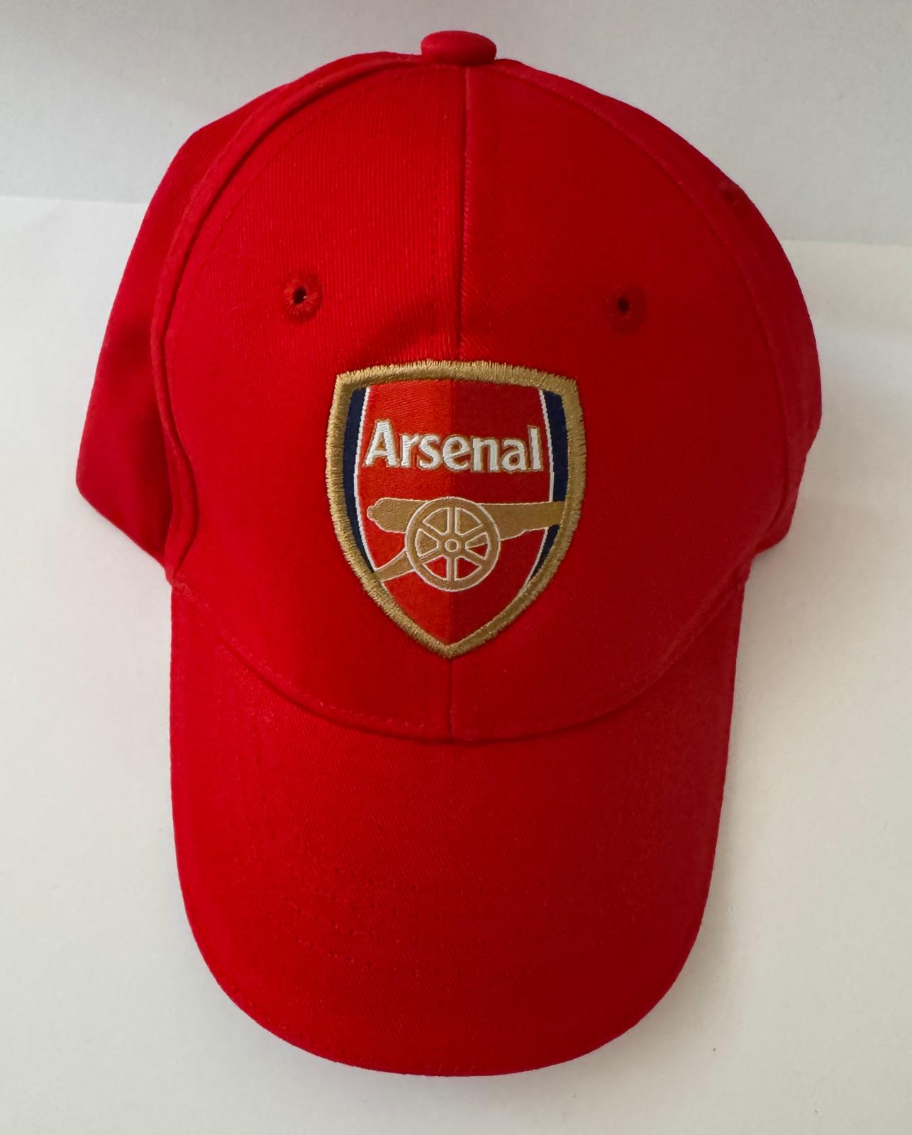 ARSENAL JUNIOR/CHILDS SMALL BASEBALL CAP - RED