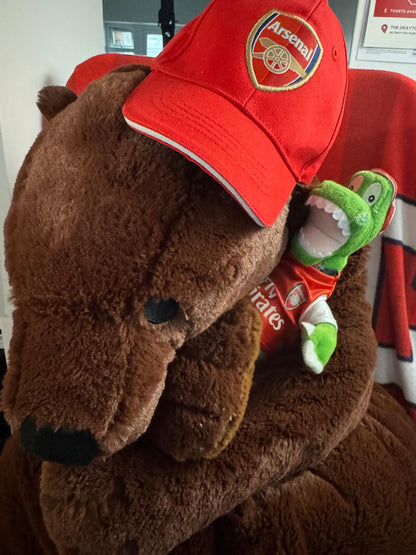 ARSENAL JUNIOR/CHILDS SMALL BASEBALL CAP - RED