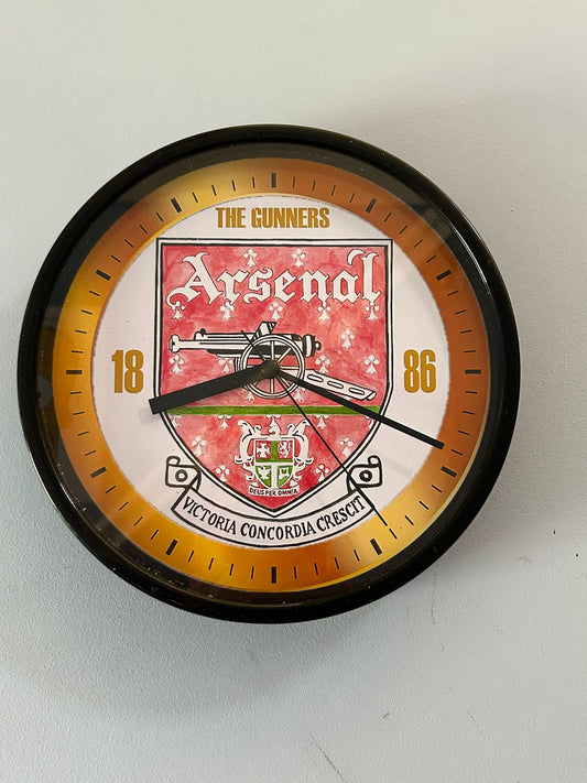 ARSENAL VCC CREST GOLD VERSION - CLOCK