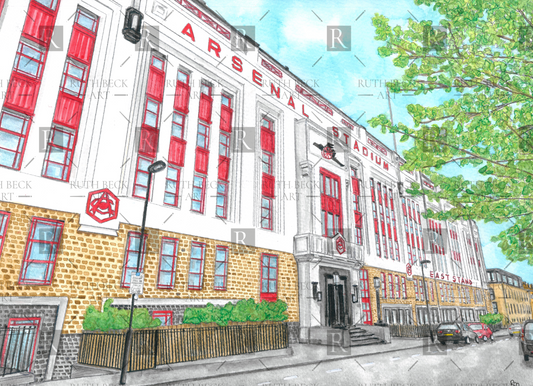 ARSENAL STADIUM HIGHBURY APARTMENTS - PRINT