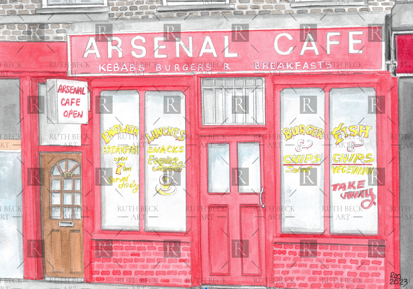 ARSENAL CAFE - PRINT