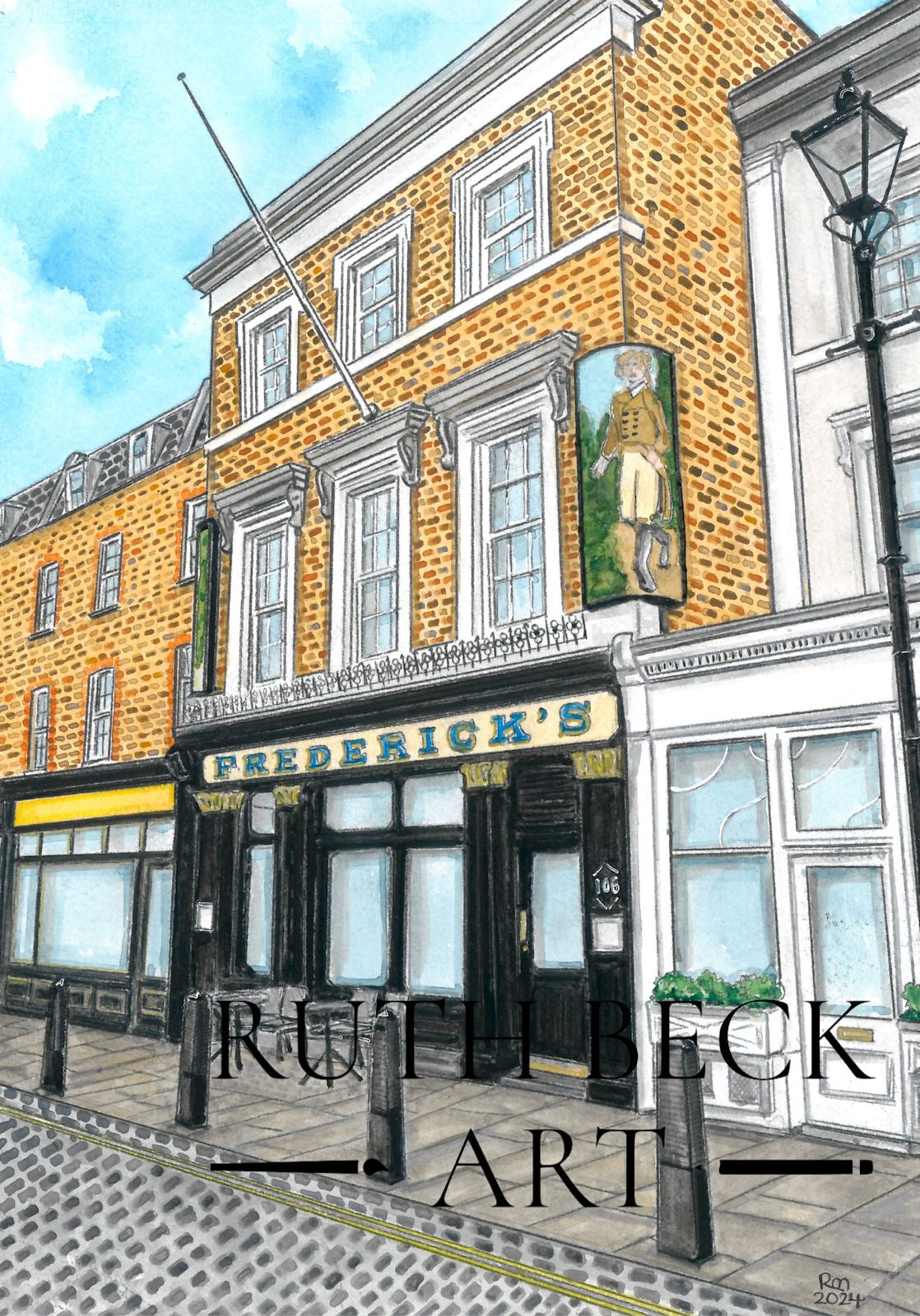 FREDERICKS RESTAURANT - PRINT