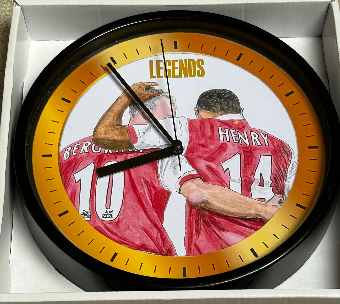 BERGKAMP & HENRY - GOLD - CLOCK