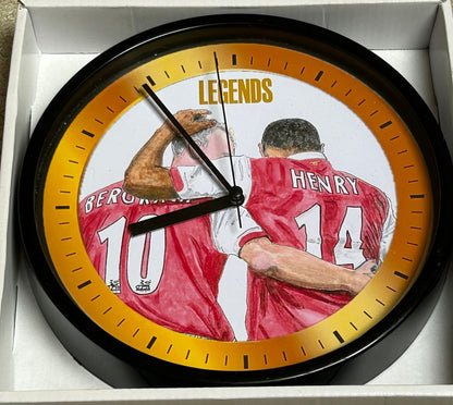 BERGKAMP & HENRY - GOLD - CLOCK