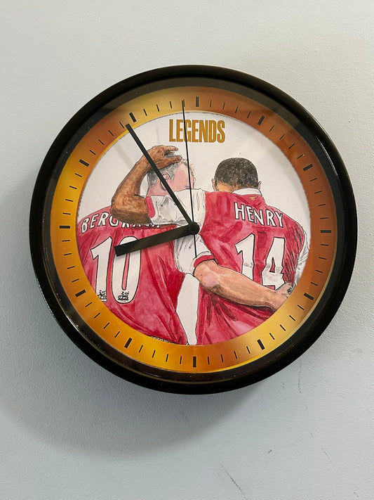 BERGKAMP & HENRY - GOLD - CLOCK