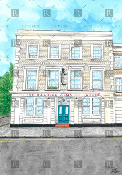 BUILDERS ARMS PUB - PRINT