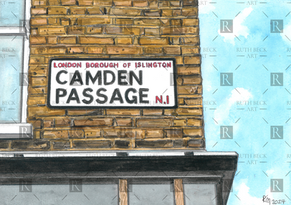 CAMDEN PASSAGE SIGN - PRINT