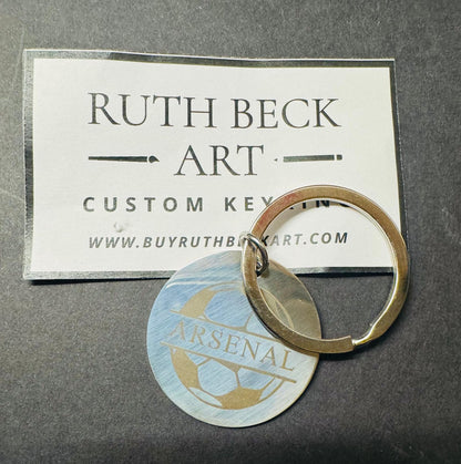 ARSENAL / CANNON - METAL KEYRING