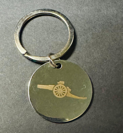 ARSENAL / CANNON - METAL KEYRING
