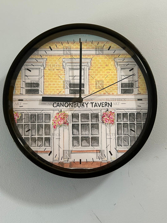 CANONBURY TAVERN PUB - CLOCK