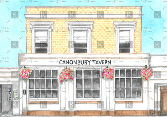 CANONBURY TAVERN PUB - PRINT