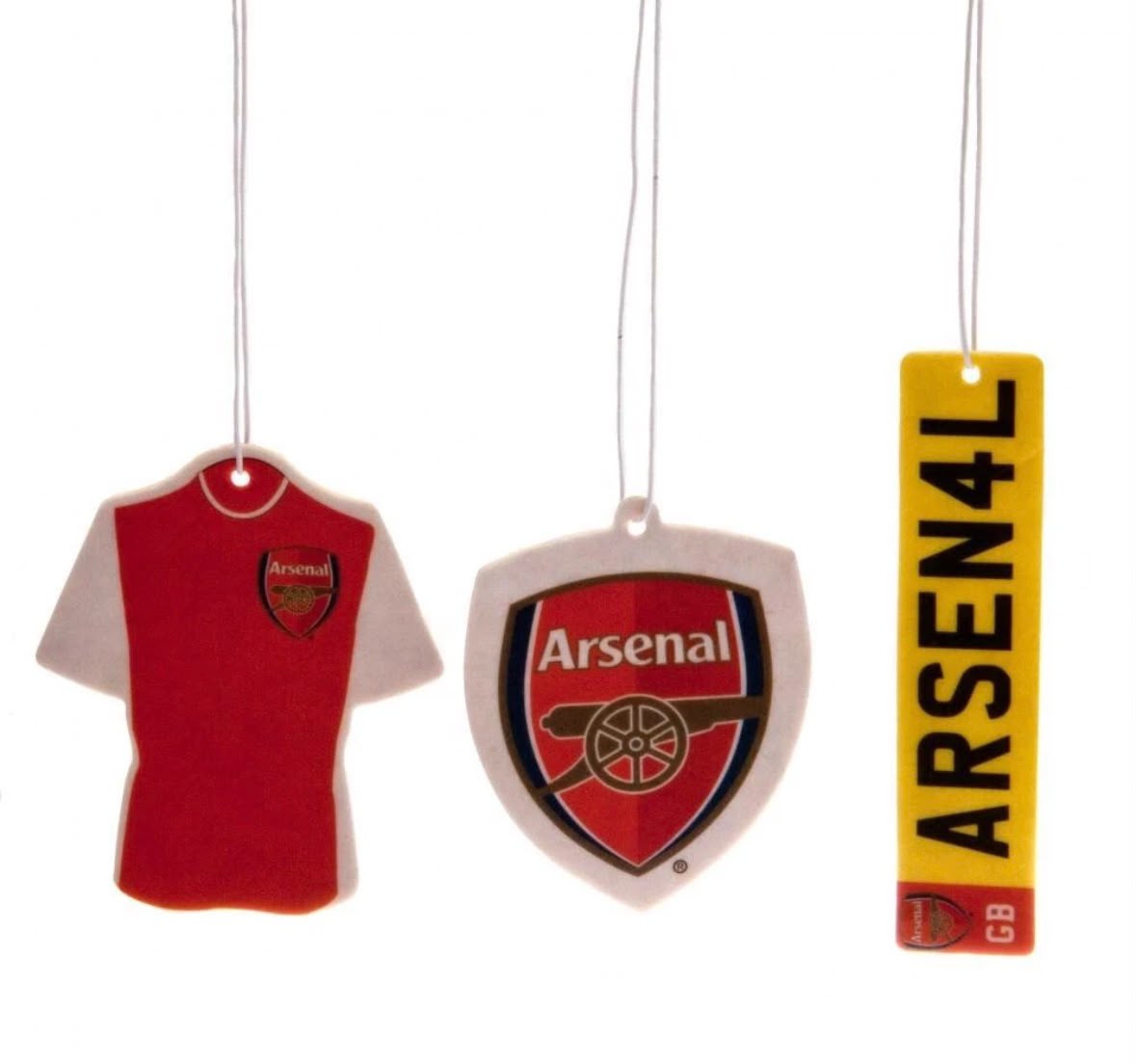 ARSENAL CAR FRESHENER X 3 (1 PACK)