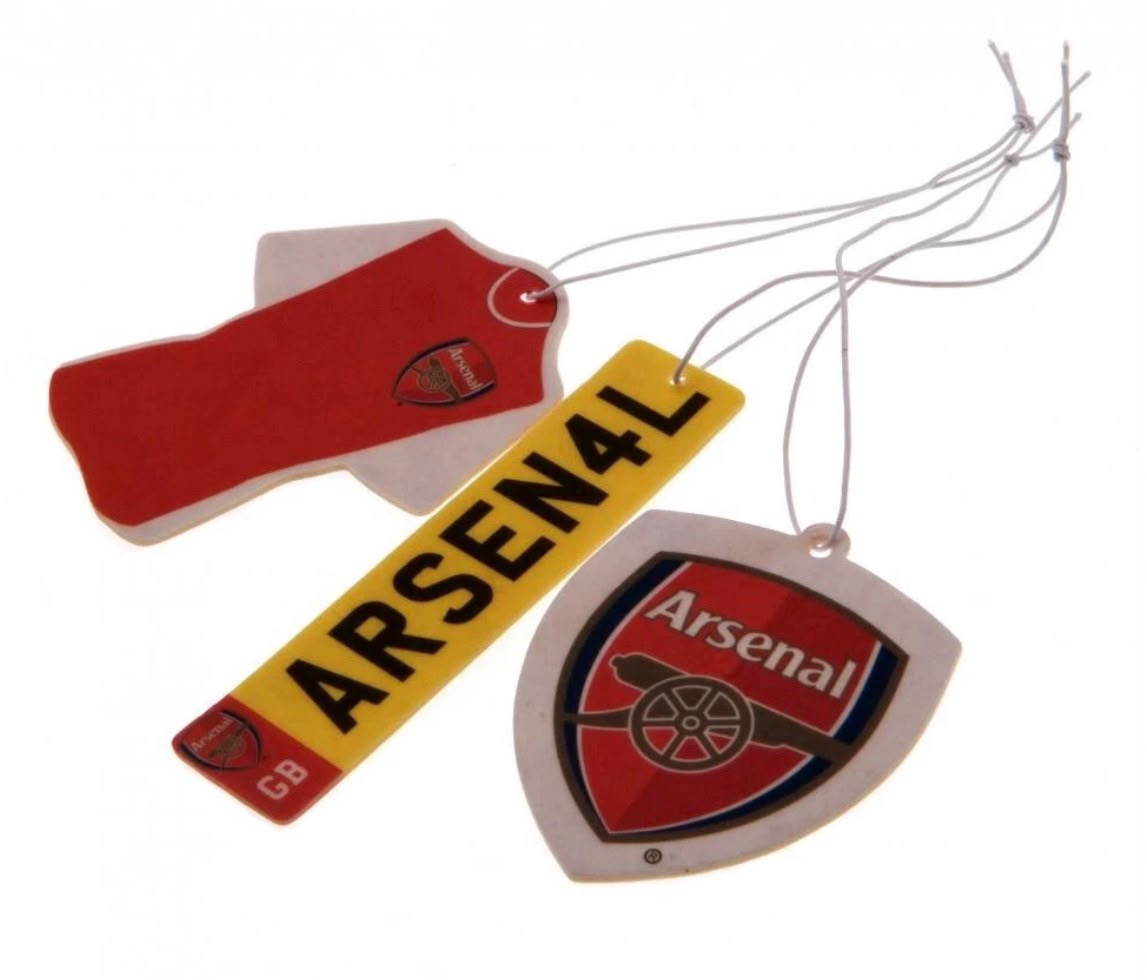 ARSENAL CAR FRESHENER X 3 (1 PACK)