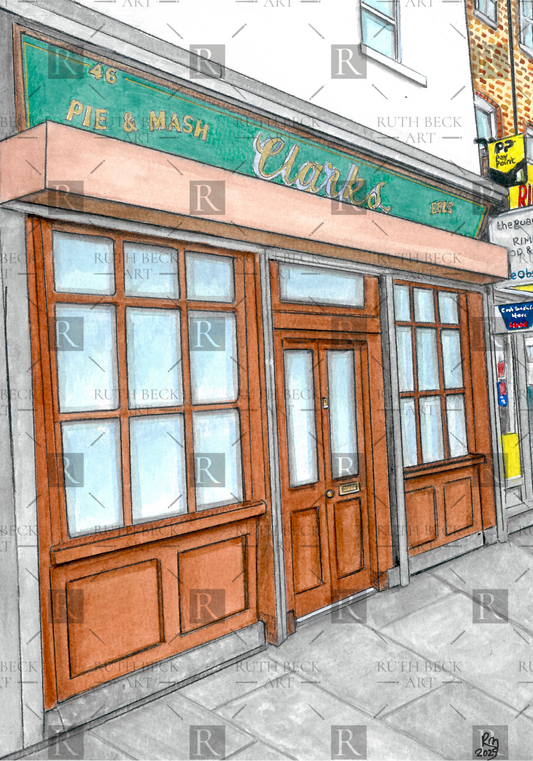 CLARKS EXMOUTH MARKET- PRINT