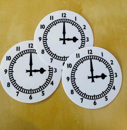 ARSENAL HIGHBURY CLOCK STICKER - Large 76mm Sticker