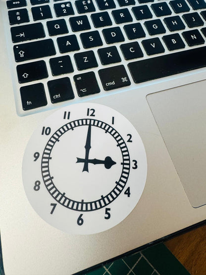 ARSENAL HIGHBURY CLOCK STICKER - Large 76mm Sticker