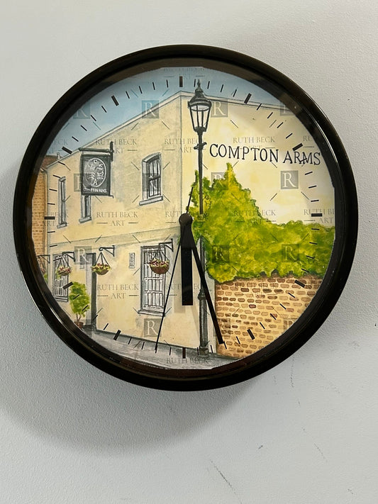 COMPTON ARMS PUB - CLOCK