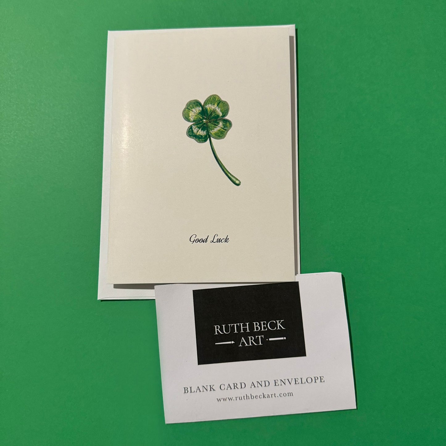 Lucky Clover / A6 Blank Card & Envelope