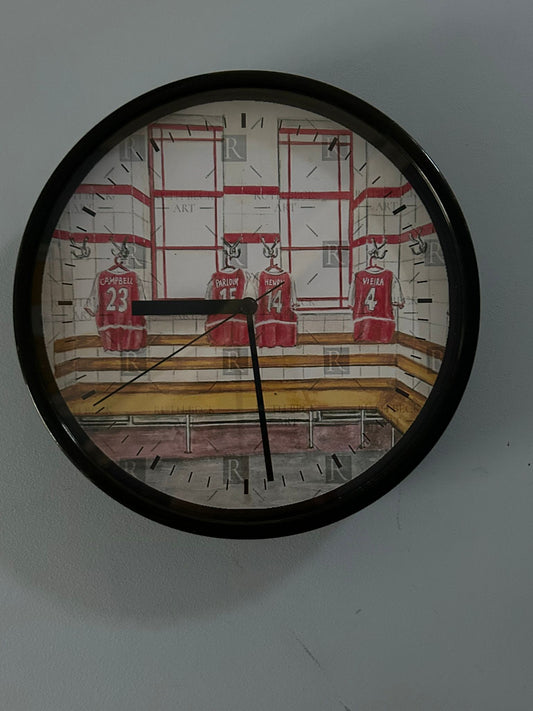 ARSENAL DRESSING ROOM - HIGHBURY - CLOCK