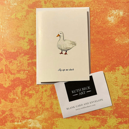 Duck / A6 Blank Card & Envelope