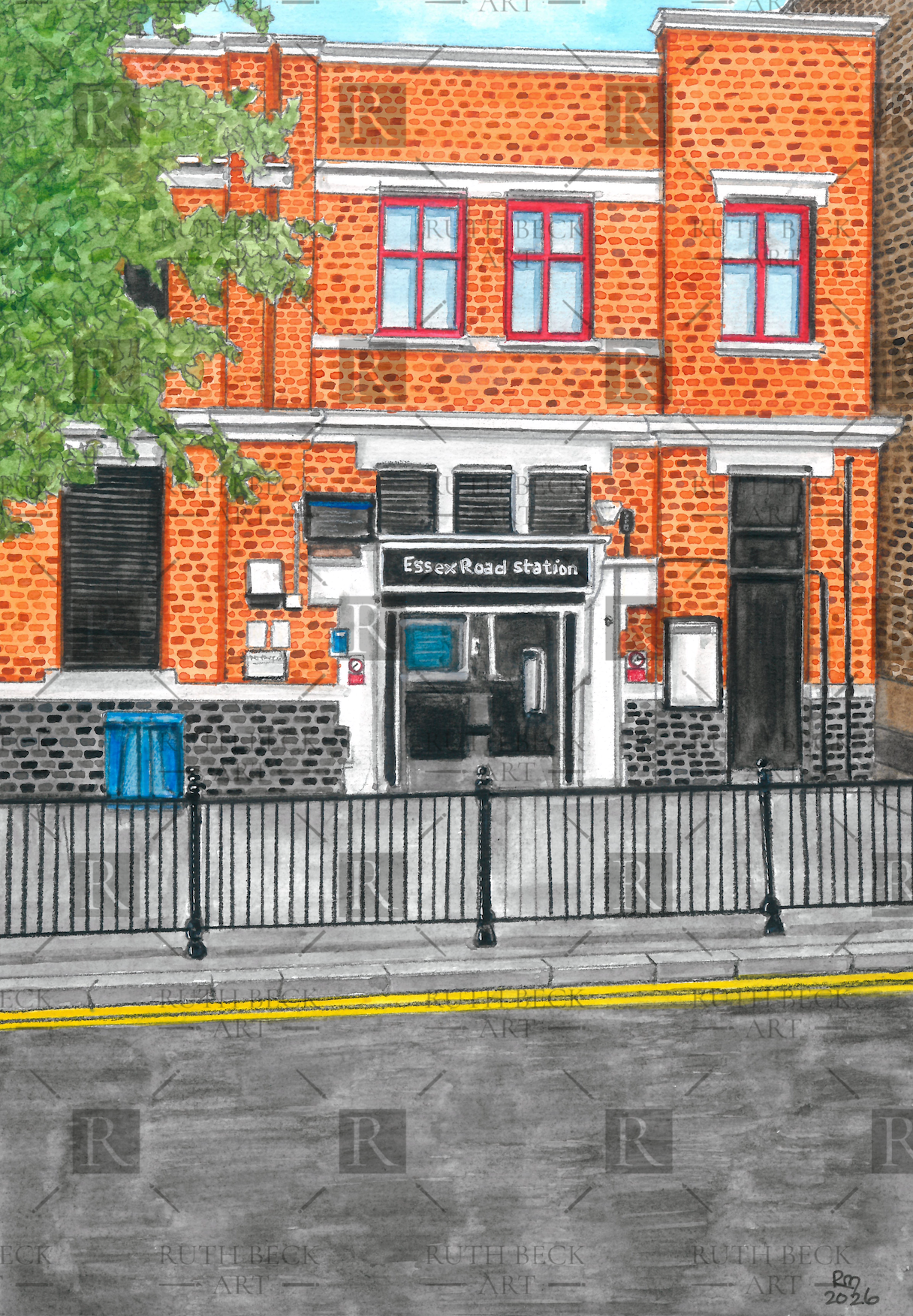 ESSEX ROAD STATION, ISLINGTON - PRINT