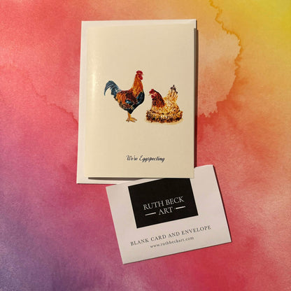 Eggspecting / A6 Blank Card & Envelope
