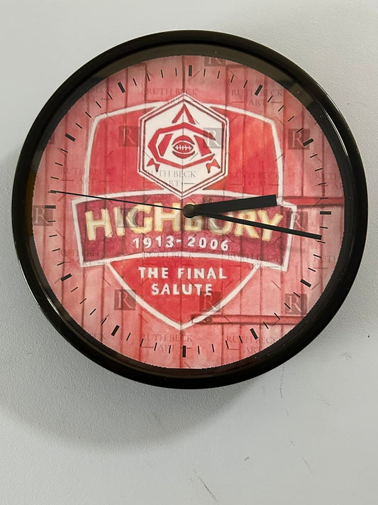 ARSENAL FINAL SALUTE GATE HIGHBURY - CLOCK