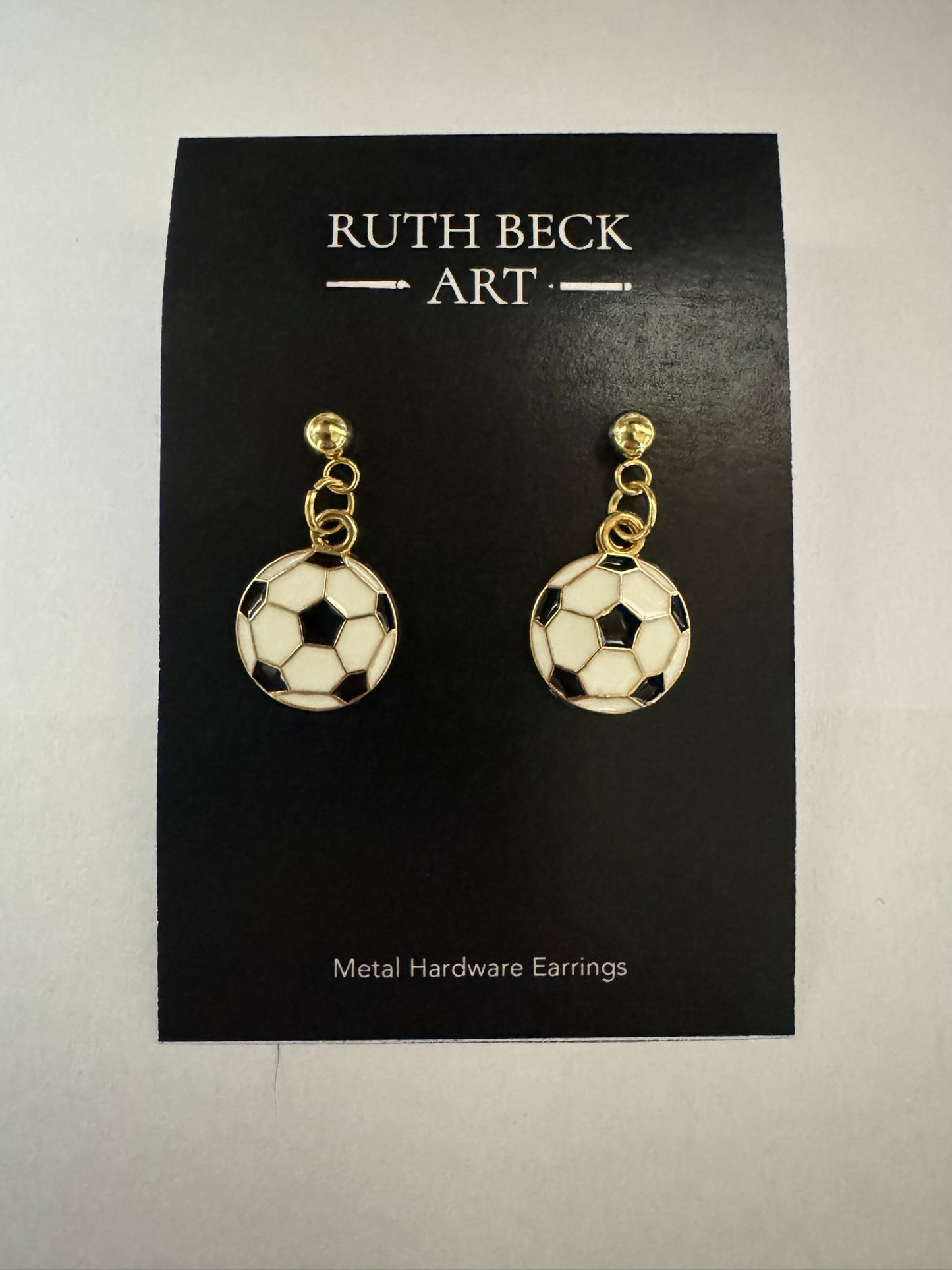 FOOTBALL THEMED HAND CRAFTED EARRINGS - ASSORTED DESIGNS