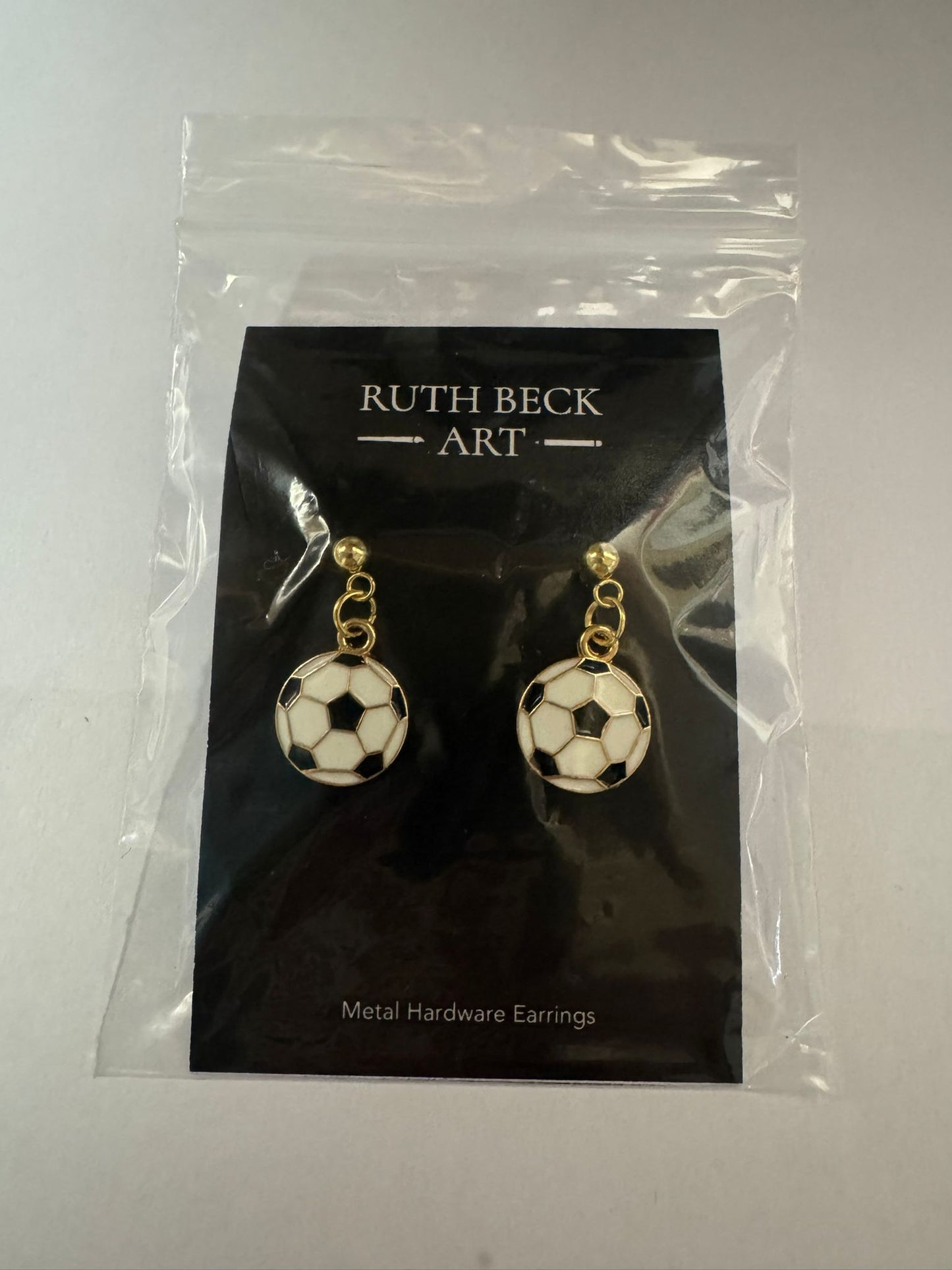 FOOTBALL THEMED HAND CRAFTED EARRINGS - ASSORTED DESIGNS