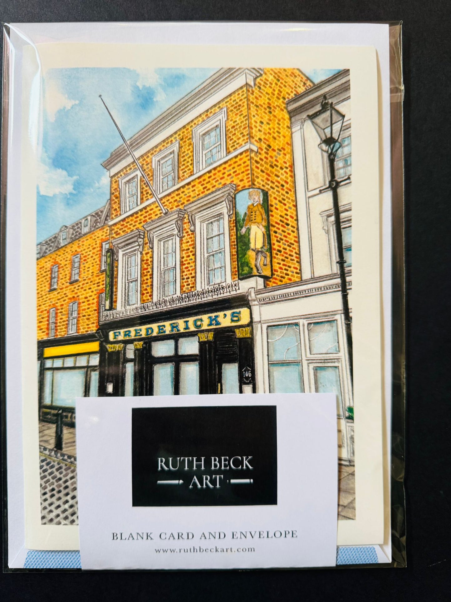 BLANK A5 CARD - FREDERICKS RESTAURANT - A5 Blank card & envelope