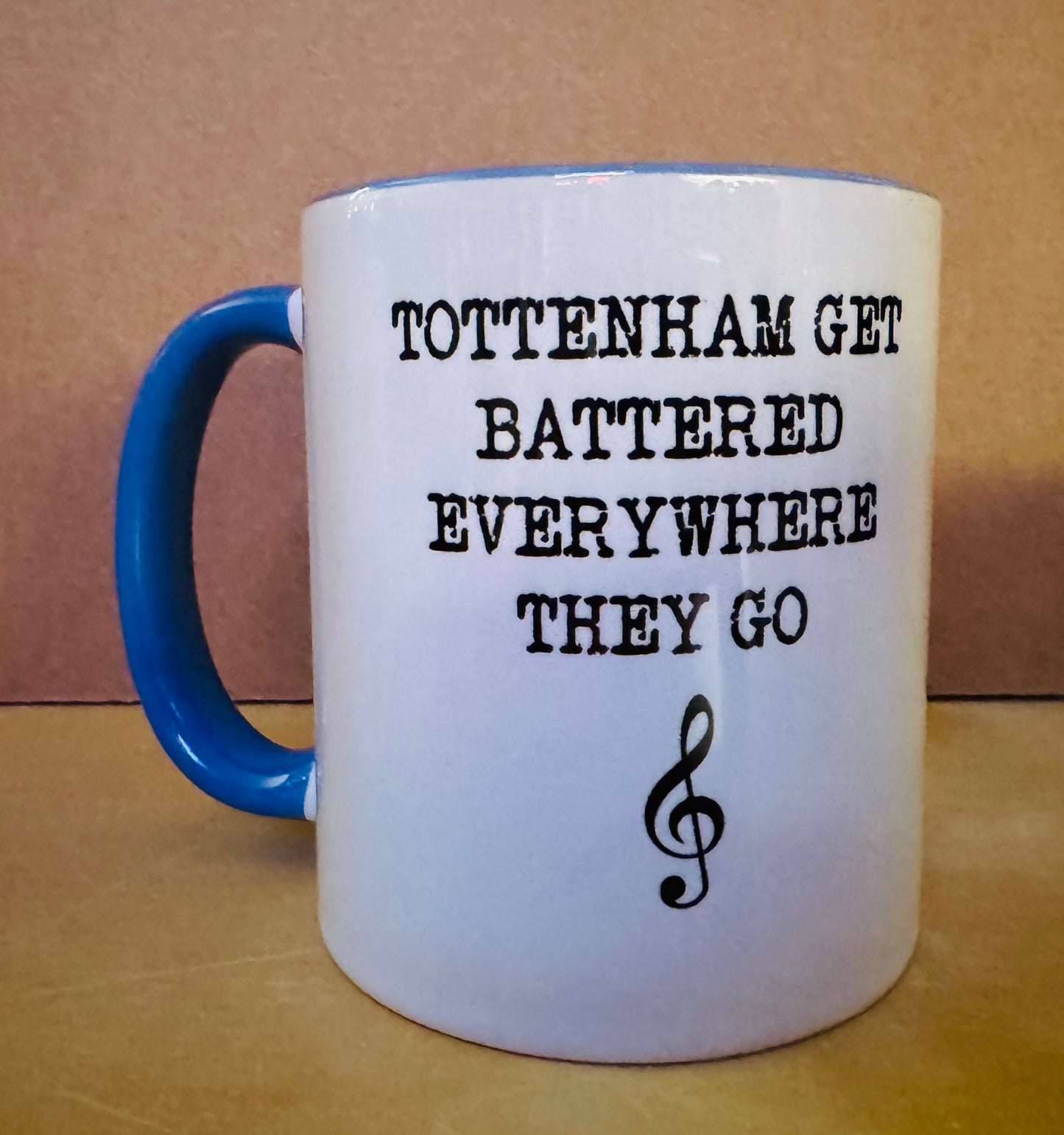 TOTTENHAM GET BATTERED DESIGN 11oz MUG