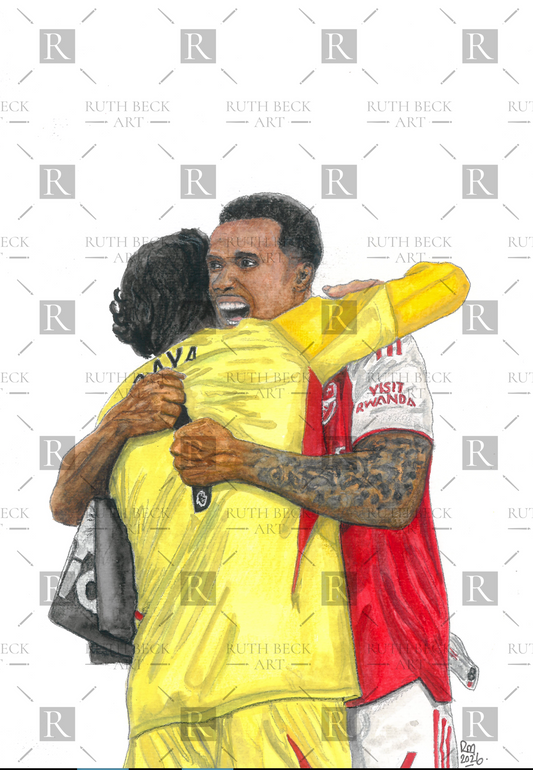 RAYA & GABRIEL - ARSENAL - PRINT