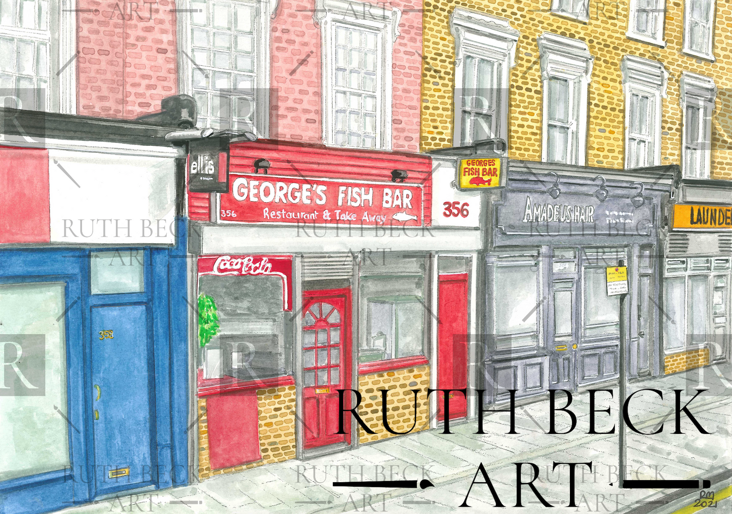 GEORGES FISH BAR - PRINT