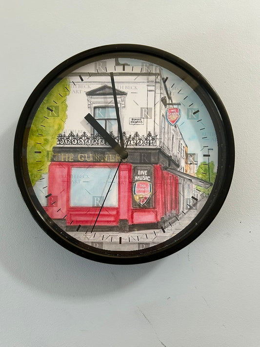 GUNNERS PUB - CLOCK