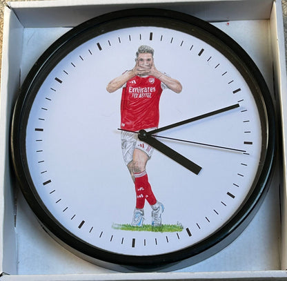 GYOKERES CELEBRATION - ARSENAL - CLOCK